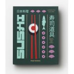 Printworks The Essentials Sushi Tools příbor zelená/modrá/tyrkysová – Zboží Dáma