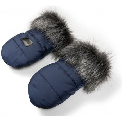 Jasmine rukavice s kožešinou modrá – Zboží Dáma