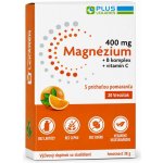 Plus Lekáreň Magnézium 400 mg + B-komplex + C pomeranč 20 ks – Hledejceny.cz