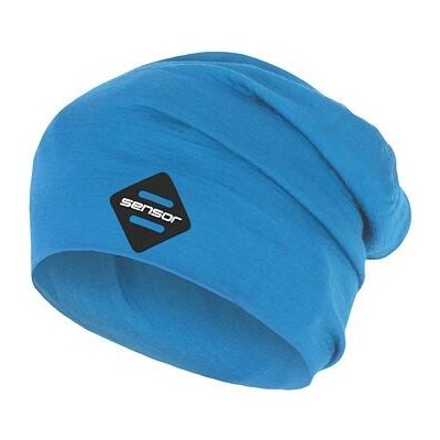 Sensor merino čepice Active logo modrá – Hledejceny.cz