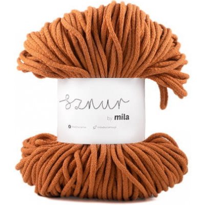 Bavlněná šňůra MILA 3mm - Dýňová/P38 – Zboží Dáma