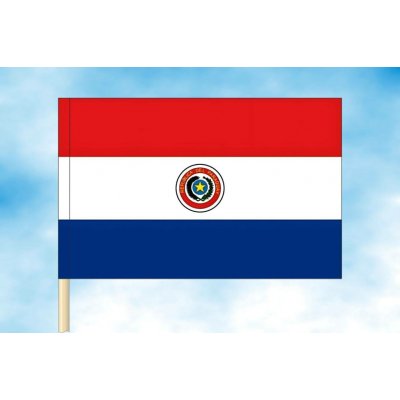 LIBEA, s.r.o. Vlajka Paraguaye Rozměr: 40×60 cm, Uchycení: Návlek na žerď – Hledejceny.cz