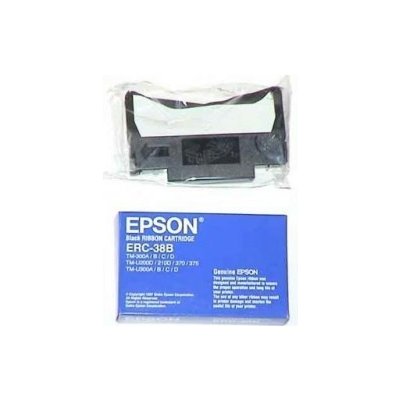 Originální páska do Epson pokladny, C43S015374, ERC 38, černá, Epson TM-300, U 375, U 210, U 220 – Zboží Mobilmania