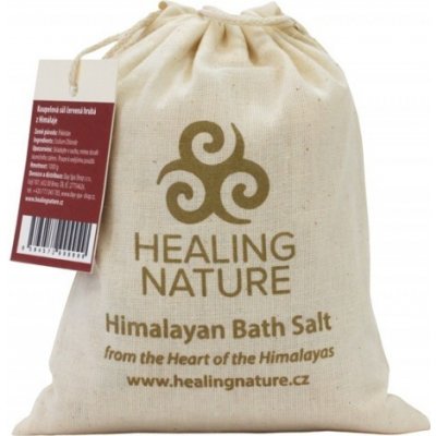 Healing Nature sůl koupelová červená hrubá z Himálaje 1 kg