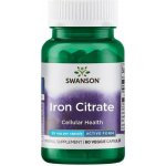Swanson Iron Citrate Citrát Železitý 25 mg 60 kapslí – Hledejceny.cz