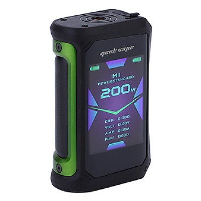 GeekVape Aegis X Mod 200W Green & černá – Sleviste.cz