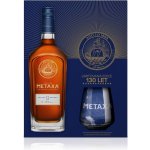 Metaxa 12* 40% 0,7 l (kazeta 2 sklenice) – Zboží Dáma