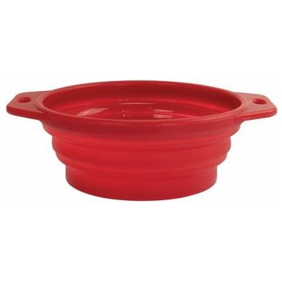 HipHop Dog Cestovní skládací miska ze silnostěnného silikonu 0.5 l/14.5 cm – Zboží Dáma