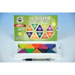 Teddies Voskovky magické trojboké Neon 10ks v krabičce 21x12cm – Sleviste.cz