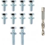 Montážní sada 10 ks šroubů pro vstupní branku do kovových sloupků – Zboží Mobilmania