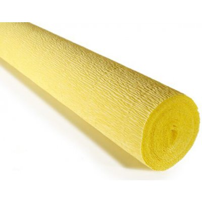 Italský krepový papír Cartotecnica Rossi 140g (50 x 250cm) - žlutá 974 – Zboží Dáma