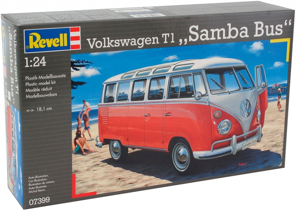 Revell VW T1 SAMBA BUS 07399 1:24