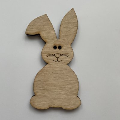 Dřevěný zajíc 11 cm – Hledejceny.cz