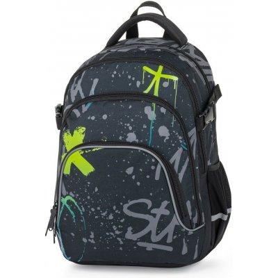 Oxybag OXY SCOOLER batoh Graffiti modrá – Zboží Dáma