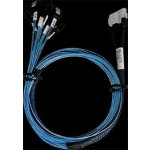 ARECA int. SlimlineSAS x8 SFF-8654 straight to 8x SATA cable, 1m – Zboží Živě