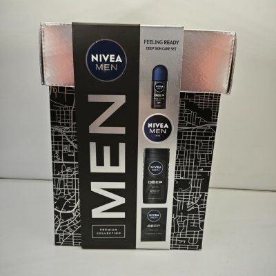 Nivea Men Sensitive toolbox gel na holení 200 ml + voda po holení 100 ml + roll-on 50 ml + sprchový gel 250 ml + krém 50 ml dárková sada – Zbozi.Blesk.cz