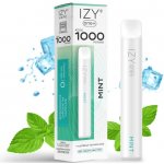 IZY VAPE IZY ONE+ Mint 0 mg 1000 potáhnutí – Zboží Dáma