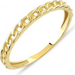 Lillian Vassago celozlatý prsten LLV85 GR008