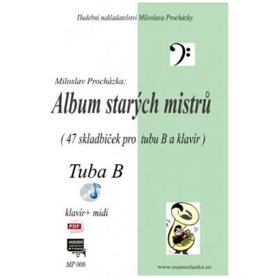 Album starých mistrů pro tubu in B a klavír + CD