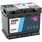 Exide AGM 12V 62Ah 680A EK620 – Zbozi.Blesk.cz
