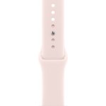 Apple Watch 46mm jemně růžový sportovní řemínek - M/L MHYG4ZM/A – Zboží Mobilmania