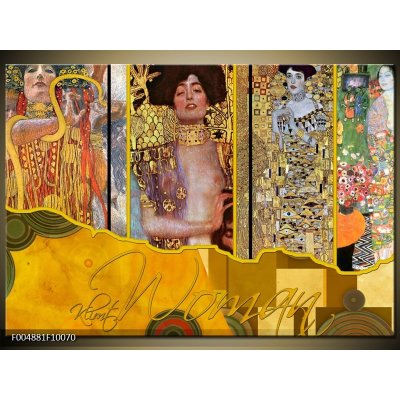 Obraz ženy abstrakce styl Gustav Klimt – Zboží Mobilmania