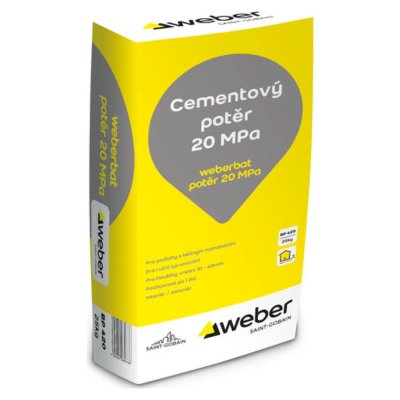Weber weber.bat jemný potěr 25 MPa 25 kg - BP 425 25 – Zboží Mobilmania