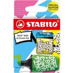 STABILO BOSS MINI by Snooze One modrá žlutá zelená – Hledejceny.cz