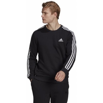 adidas Performance Essentials 3 Stripes Crew Black/White – Zbozi.Blesk.cz