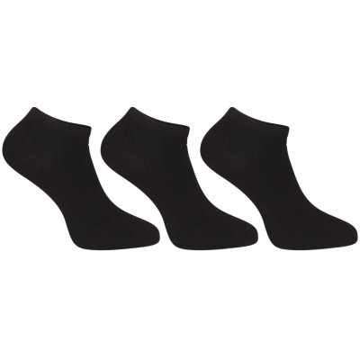 Calvin Klein Sada 3 párů dámských vysokých ponožek 701218768 Černá