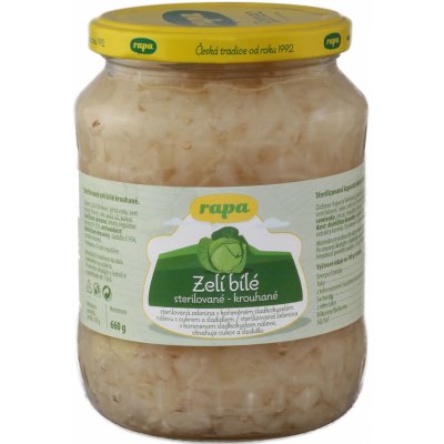 Rapa Zelí bílé sterilované krouhané 680 g – Hledejceny.cz