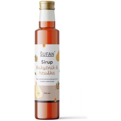 Šufan Rakytníkový sirup s hruškou 0,5 l – Zbozi.Blesk.cz