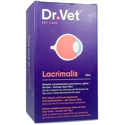 Dr. Vet Lacrimalis+ výživa očí pro psy a kočky 75 ml – Hledejceny.cz