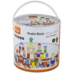 Viga dřevěná stavebnice 100 kostek – Zboží Mobilmania