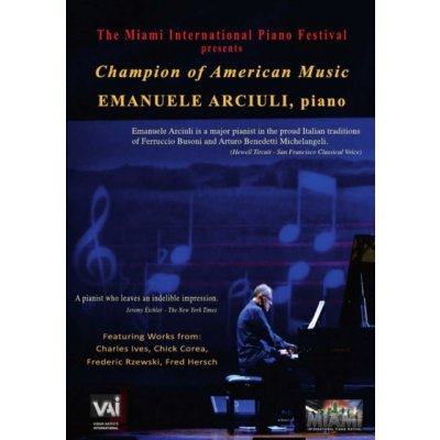 Emanuele Arciuli: Champion of American Music DVD