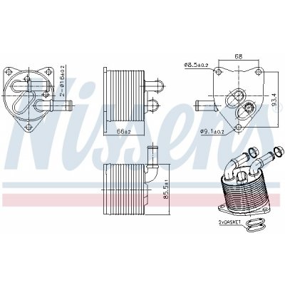 Chladič oleje automatické převodovky NISSENS 91512 – Sleviste.cz