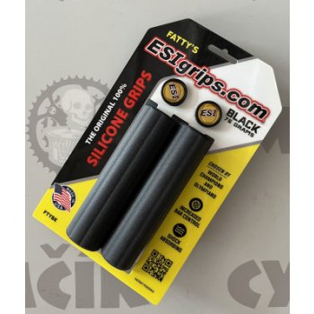 ESI Grips Fatty's Silicone Grips (Black)