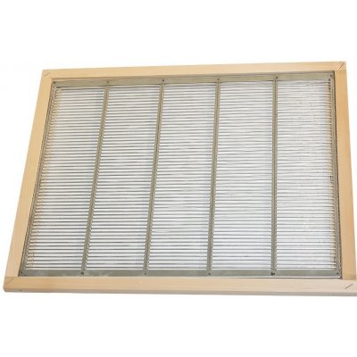 JaHan Kovová zábrana Zander a DNM 478 x 378 mm v dřevěném rámu - D – Zboží Dáma