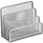 Kovový stojánek na dopisy CONCORDE, stříbrný – Zboží Dáma