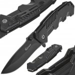 GEKO Nůž taktický zavírací BLACK SURVIVAL SERIES, 200/85 mm - G01891 – Sleviste.cz