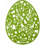 Mybesthome Velikonoční prostírání EASTER EGG zelená 27x35 cm – Zbozi.Blesk.cz