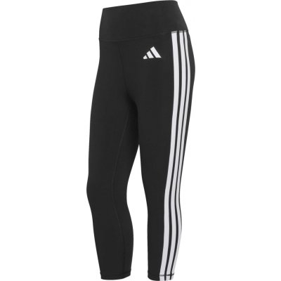 Dámské legíny adidas OPTIME ESSEMTIALS 3 STRIPE 3/4 ČernáBílá – Zboží Mobilmania