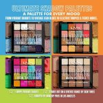 NYX Professional Makeup Ultimate Shadow Palette oční stíny Warm Neutrals 16 ks – Sleviste.cz