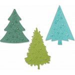 Docrafts Vánoční stromečky embosovací a vyřezávací šablona – Zboží Mobilmania