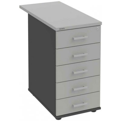 Hobis K 35 C P 80 5 zásuvky léta podél 80 cm antracit šedá – Hledejceny.cz