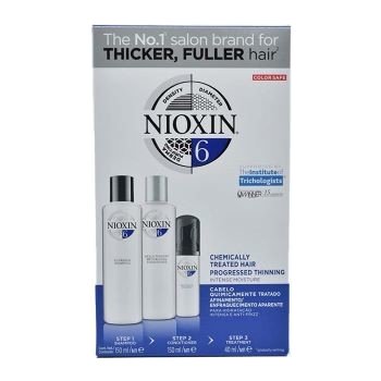 Nioxin System 6 Cleanser Shampoo 150 ml + Nioxin System 6 Scalp Therapy Revitalizing Conditioner 150 ml + Nioxin System 6 Scalp & Hair Treatment 40 ml dárková sada