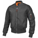 PitBull West Coast pánská bunda MA 1 Logo grafitová – Sleviste.cz