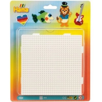 HAMA Podložky pro zažehlovací korálky MIDI - 4x čtverec napojovací – Zboží Dáma