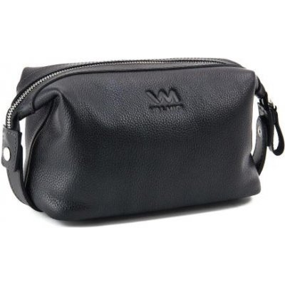 Valmio Trip kožená kosmetická taška černá – Zboží Mobilmania