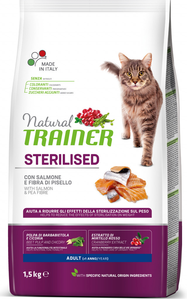 Trainer Natural Cat Sterilised losos 10 kg